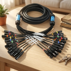 <span class=keywords><strong>Cable</strong></span> de Audio XLR Multicore de 16 Vías a Buen <span class=keywords><strong>Precio</strong></span>, <span class=keywords><strong>Cable</strong></span> Snake de 16 Canales para Transmisión de Señal de Sonido y Luz de Escenario, Micrófono - Product Image 1