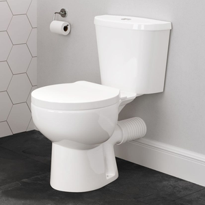 Dometic <span class=keywords><strong>WC</strong></span> Deux pièces Siège de toilette en céramique de style occidental moderne Bidet Descarga <span class=keywords><strong>horizontal</strong></span> Inodoro Montage au sol pour hôtels - Product Image 2