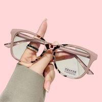 Lunettes de vue pour femmes, mode rétro, anti-lumière bleue, monture de couleur assortie, lunettes optiques de haute qualité