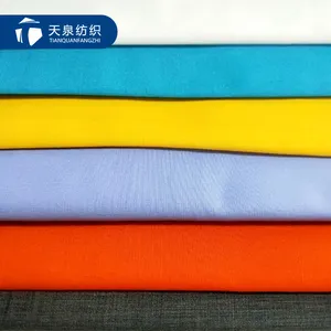 textile fabric polyester suit pocket lining fabrics plain dyed tc 80polyester 20otton pocket cloth factories for africa market