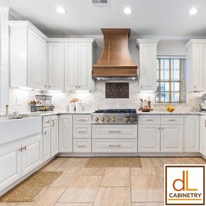 Gabinetes de Cocina Modernos Clásicos Americanos Blancos, Listos para Armar, Estructura de Madera Contrachapada, Cajones con Rieles Deslizantes, Envío Directo desde Almacén en EE. UU. - Product Image 5