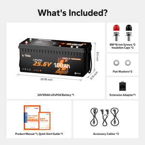 Nueva Batería LiTime <span class=keywords><strong>Victron</strong></span> de 24V 100Ah de Litio Inteligente ComFlex con Bluetooth, Solución de Energía LiFePO4 - Product Image 6