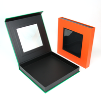 Boîte à gâteau pliable magnétique personnalisée de qualité alimentaire avec fenêtre, emballage de luxe pour pâtisserie, biscuits, jolie boîte cadeau pour cupcakes et desserts de boulangerie