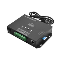 Contrôleur de pixels LED RBLDG H806SA 8 ports Artnet DMX vers SPI TTL, prend en charge la carte SD, console DMX512, charge maximale 150W, télécommande 15m