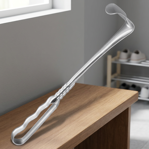 Rétracteur Richardson à lame courbée, poignée à boucle creuse, instrument de chirurgie gynécologique, certifié CE Classe I, manuel - Product Image 2