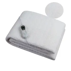 <span class=keywords><strong>Coperta</strong></span> riscaldante <span class=keywords><strong>elettrica</strong></span> taglia <span class=keywords><strong>singola</strong></span> in morbido pile 100% poliestere per l'inverno - Product Image 1