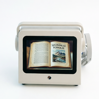 Terminal interactif de bibliothèque de bureau avec écran tactile 10,1 pouces, kiosque intelligent pour audiobooks, pour utilisation sur bureau de bibliothèque
