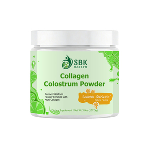 Poudre de collagène marin hydrolysé et de colostrum hautement efficace pour le soutien des ongles, de la peau et des cheveux, stimule l'immunité - Product Image 1