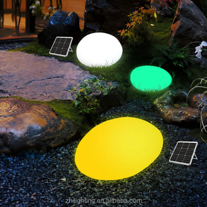 Lampes solaires de jardin, imperméables, en forme de pierre, pour événements extérieurs, fêtes, mariages, festivals, ornement, lumière solaire LED en forme de pierre - Product Image 5
