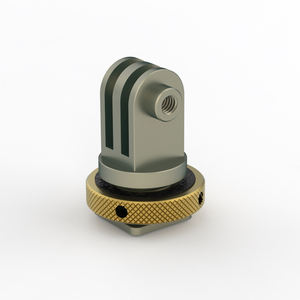 Base de Zapata Fría Mini de 3 Ranuras Compatible con <span class=keywords><strong>GoPro</strong></span> <span class=keywords><strong>HERO10</strong></span> - Adaptador de Aleación de Aluminio para Accesorios de Cámara de Acción Xiaomi Yi - Product Image 4