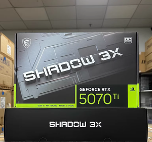 New M-SI SHADOW RTX 5070 Ti 16GB <strong>DDR</strong> GDDR7 3X OC Fan Gaming Workstation Desktop PCIe 4.0 Graphics Card - Product Image 2