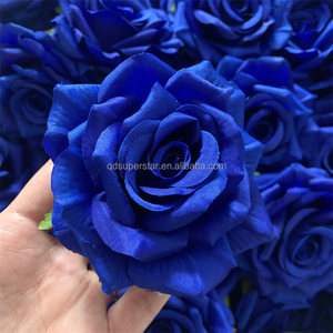 Cabezas <span class=keywords><strong>de</strong></span> Rosa Azul a Precios Bajos <span class=keywords><strong>de</strong></span> Fábrica B-837, Arreglos Florales para Bodas, Flores Artificiales, Cabezas <span class=keywords><strong>de</strong></span> Rosa <span class=keywords><strong>de</strong></span> Seda Grandes al por Mayor - Product Image 1