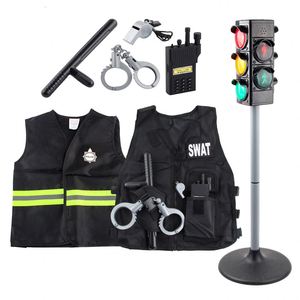Jouet d'habillage de <span class=keywords><strong>policier</strong></span> SWAT en plastique pour enfants d'âge préscolaire <span class=keywords><strong>jeu</strong></span> de rôle - Product Image 2