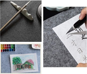 Juego de Manteles Individuales de Fieltro, Absorbentes, Antideslizantes, Lavables, Resistentes al Calor, con Bolsa para Cubiertos, para Bodas/Restaurantes - Product Image 4