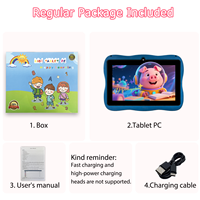 YPORANGECHENG Tablet Android 7 Inci untuk Anak-anak, Penggunaan Sekolah, 2GB 32GB Quad Core MTK6735, Logo Kustom OEM, Tablet Pembelajaran