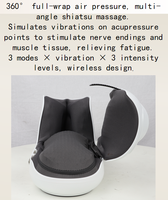 Corée : Offre Spéciale – Masseur Complet à Pression d'Air et Vibration, Réglable pour les Pieds, Sans Fil et Portable pour une Utilisation Polyvalente