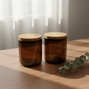 Bocaux à bougies en verre personnalisables en gros avec couvercles décoratifs, design moderne pour la Saint-Valentin et la fabrication de bougies à domicile - Product Image 1