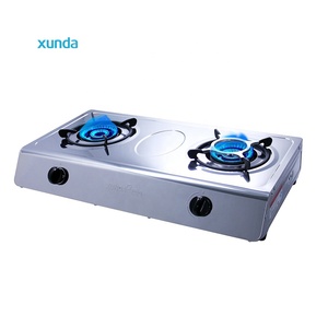 Cocina Portátil de Acero Inoxidable Xunda, Cocina de Gas de Mesa de Doble Quemador, Estufa de Gas para Camping, ¡Oferta! - Product Image 2