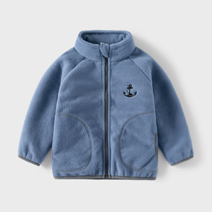 Nouveauté Automne Hiver Veste en polaire zippée décontractée pour bébé et enfant, manteaux pour garçon - Product Image 3