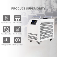 Enfriador de inmersión en frío dividido de 0.8hp Modos de frío caliente Enfriador de agua de baño de hielo con filtro y enfriador de recuperación de bomba