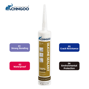 Scellant silicone à séchage rapide à base d'acide, haute adhérence, imperméable, colle acétique pour la construction, le verre, les miroirs, les salles de bain, les fenêtres - Product Image 2