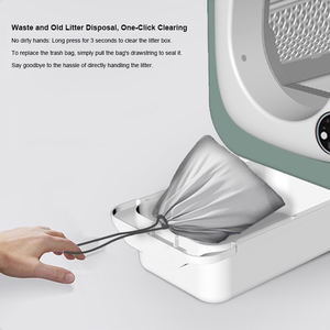 핫 세일 자동 고양이 변기 APP 제어 와이파이 스마트 고양이 쓰레기통 대용량 72 L 자동 청소 쓰레기통 카메라 - Product Image 5
