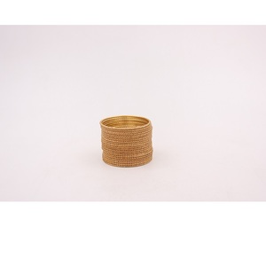 Brazaletes de Aluminio con Acabado Metálico en Oro y Plata, Calibre 94 y 98, Brazaletes Tradicionales de Moda Única - Product Image 3