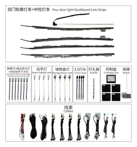 ใช้ได้กับอะคริลิค avancier/urv 2017 2024รอบทิศทางดูออร่าซิงค์ RGB สีสันสดใสภายในรถ - Product Image 2