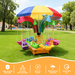 Schirmförmiger Schaukelstuhl Mini-Karussell für Kinder, Mini-Karussell zur Kommerziellen Vermietung - Product Image 5