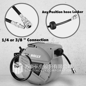 10 15 20 <span class=keywords><strong>25</strong></span> 30 40 <span class=keywords><strong>M</strong></span> Compresseur Air Tuyau Tambour Enrouleur <span class=keywords><strong>Automatique</strong></span> Outil Pneumatique Tuyau 33 50 65 82 100 130 Ft X 3/8 "Air Tuyau Reel Rack - Product Image 2