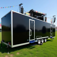 Prix d'usine, grande remorque de toilettes portables à 10 postes avec climatisation pour événements en plein air, fêtes