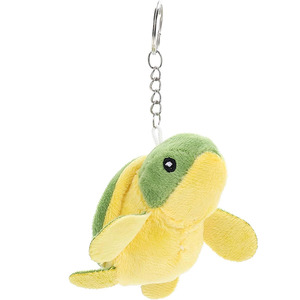 Mini rùa đồ chơi sang trọng Thú nhồi bông dễ thương Rùa Biển Keychain Mặt dây chuyền phim hoạt hình búp bê sinh Nhật Túi gấu sang trọng rùa Keyring - Product Image 2