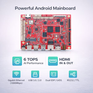 Placa Base Industrial YS-A76 RK3576 Integrada con Rockchip Android 14, Doble LVDS, 4GB, 4K, VbyOne para Kiosco POS de Doble Pantalla - Product Image 2