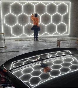 AOYING Offre Spéciale Atelier Voiture DIY Installation Lumières Hexagonal LED Feux de Travail Nid d'Abeille Lumières pour Auto Beauté Barber Game Shop - Product Image 6