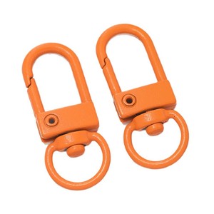Alloy <b>Door</b> Buckle 32mm Painted Keychain DIY Pendant Mobile Phone Chain Bag Accessories Perler <b>Bead</b> Hanging Buckle - Product Image 4