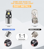 Automoción OEM 12v 24v focos t10 led 194 canbus interior w5w 3030 SMD t10 llevó la iluminación del vehículo coche bombilla de luz de