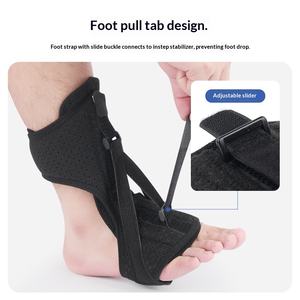 Attelle de cheville réglable avec fermeture auto-agrippante pour soutien nocturne, orthèse anti-entorse et récupération - Product Image 4