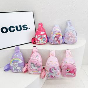 Licorne sacs pour enfants sacs de poitrine pour filles garçons dinosaure grenouille sacs à bandoulière <span class=keywords><strong>Babg</strong></span> sacs à dos décontractés filles mignon porte-monnaie cadeau - Product Image 3