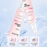 Crème pour les yeux Icesea anti-rides à la niacinamide et au PDRN pour tous types de peaux OEM/ODM