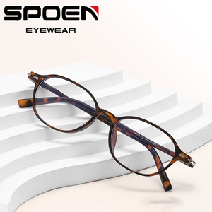 Monturas de Gafas SPOEN, Ovaladas, Aro Completo, Anti Luz Azul, Ligeras, Unisex, Modernas, para Lectura - Product Image 1