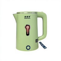 Bouilloire Électrique Sans Fil Portable Trancre en Acier Inoxydable 304, 1500W, Base Rotative à 360 Degrés, Automatique, pour Usage Domestique