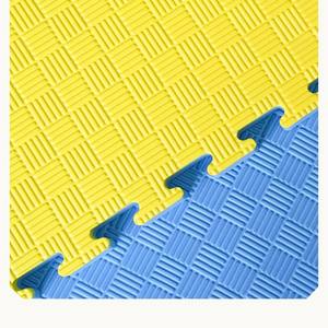 Tapis de sol en mousse EVA 1m x 1m 2cm d'épaisseur, antidérapant, carré, couleur unie, pour salle de sport, maternelle, salon, chambre, bureau - Product Image 2