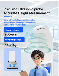 डिजिटल स्मार्ट ऊंचाई वाले वजन पैमाने शरीर की वसा संरचना Bi रिपोर्ट के साथ अस्पताल के लिए स्वास्थ्य निगरानी टकसाल - Product Image 6