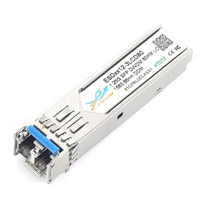 ETU bağlantı fabrikası OEM 1.25G tek Model LC/SC SFP modülü 3KM 10KM 20KM 40KM 60KM 80KM 100KM 120KM 160KM tek Fiber optik SFP