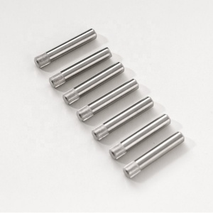Pasador de resorte ranurado de acero inoxidable OEM personalizado, pasador cilíndrico de resorte, pasador de fijación mecanizado por CNC para equipos mecánicos - Product Image 1