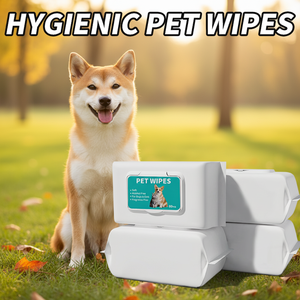Lingettes <span class=keywords><strong>pour</strong></span> animaux de compagnie respectueuses de la nature, non parfumées, <span class=keywords><strong>pour</strong></span> chiens et chats, à base de plantes, hypoallergéniques, nettoyantes et désodorisantes <span class=keywords><strong>pour</strong></span> chiots - Product Image 5