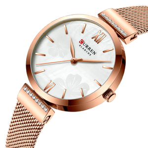 CURREN Orologi delle Donne Semplice del Quarzo di Modo Delle Signore Della Vigilanza <span class=keywords><strong>Orologio</strong></span> Da Polso Braccialetto di Fascino In Acciaio Inox <span class=keywords><strong>Orologio</strong></span> relogio feminino - Product Image 2