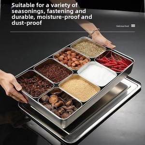 Contenitore Moderno per Spezie in Acciaio Inox con Coperchio, Ecologico e Durevole, per Conservazione in Cucina e Regali - Product Image 4