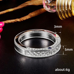 Anello Classico a Fascia Larga per Uomo e Donna, Gioiello Unisex di Moda per Coppie - Product Image 4