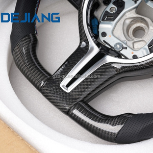 Volant en cuir perforé en fibre de carbone <span class=keywords><strong>Relly</strong></span> pour BMW E70 E81 E82 E90 E91 E92 E93 E87 E88 E89 E84, personnalisable, prêt à l'emploi - Product Image 2
